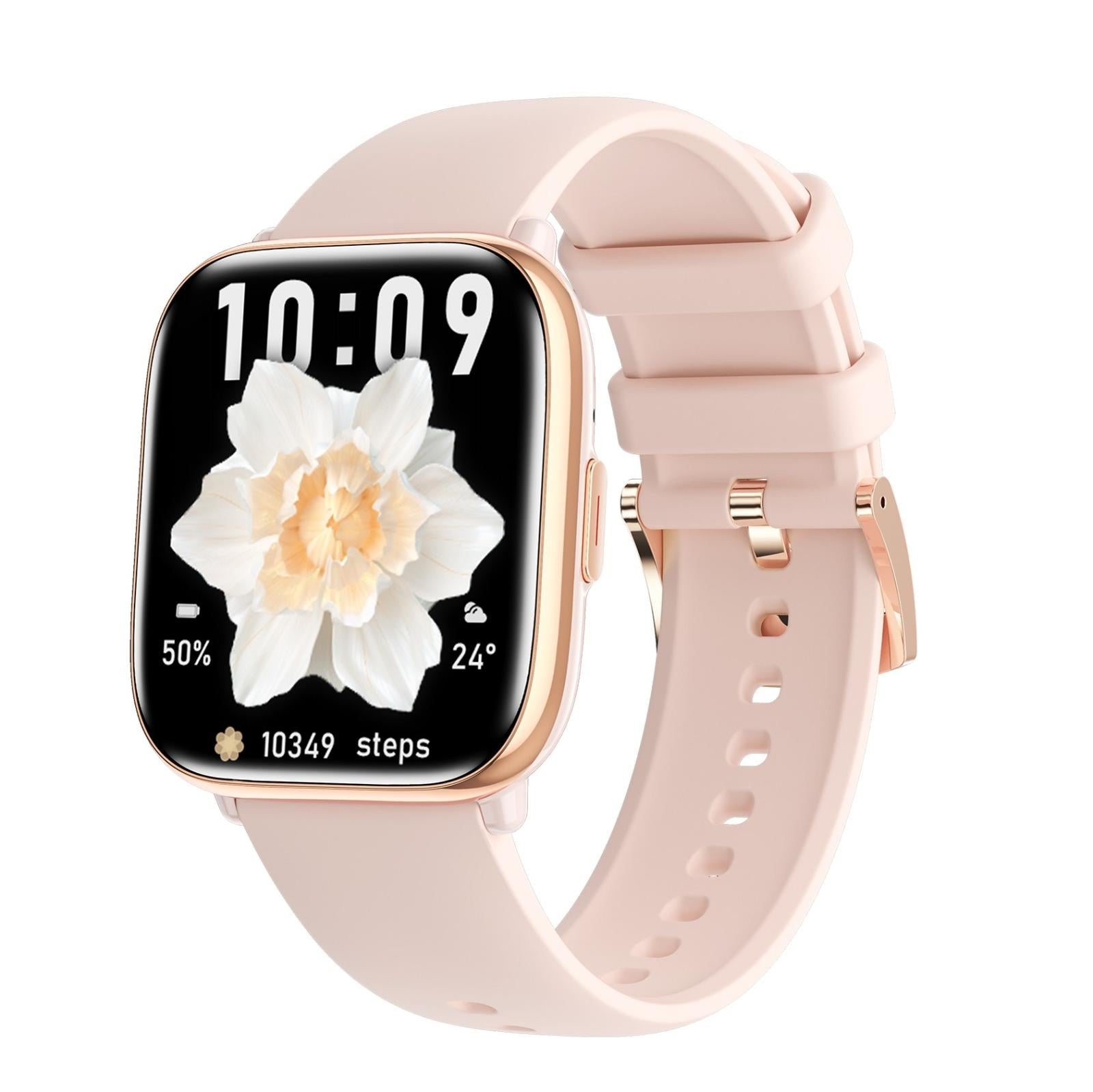 V562-A103582600ADE-202504252042-00 Waterproof Smart Watch With Blood Oxygen Monitoring - Ip68 - Pink - Image 1