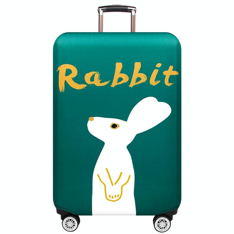 V562-A1037273060DBT-202502281715-00 Protective Cover for Trolley Luggage - Durable and Dustproof - Large Size - Rabbit - S - Image 1