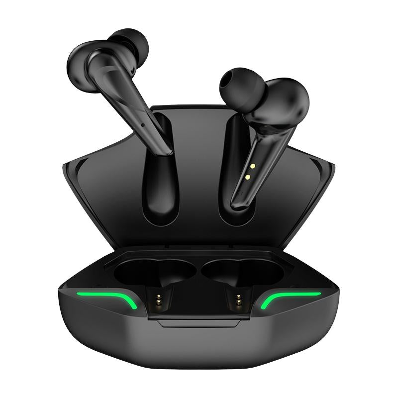 V562-A103936100AYS-202505261905-00 Wireless Gaming Earbuds with Bluetooth 5.0 and Led - Black - Image 1