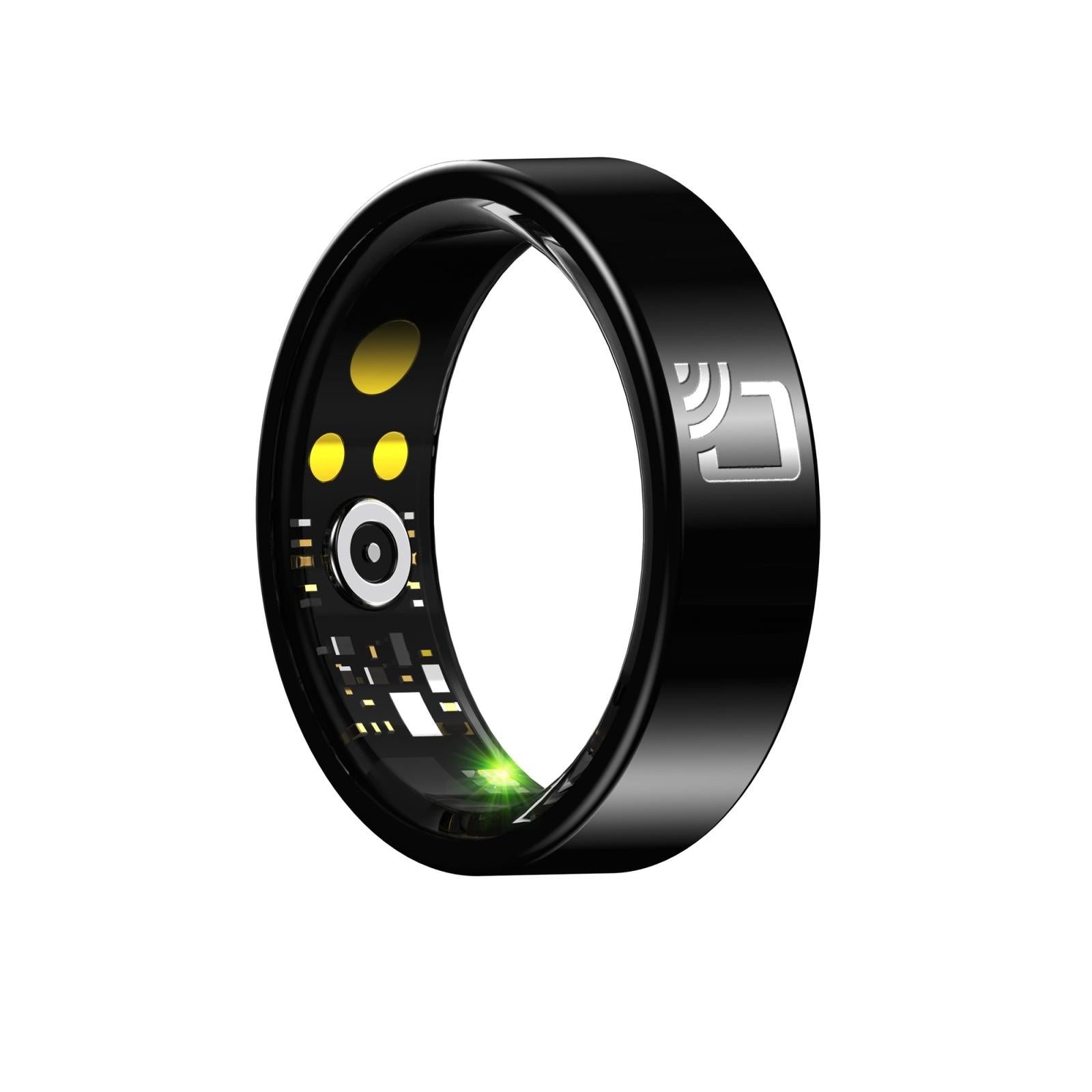 V562-A104057200AYS-202504281915-00 Smart Ring With Heart Rate Blood Oxygen Sleep Monitoring And Multiple Sports Modes - Black Size 9 - Image 1
