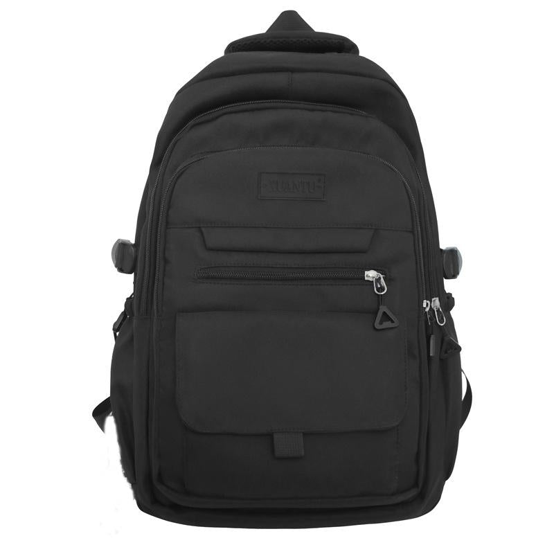 V562-A1042494060DBT-202505191540-00 Simple Oxford Cloth Travel Backpack For Students 45 X 31 X 18Cm - Black - Image 1