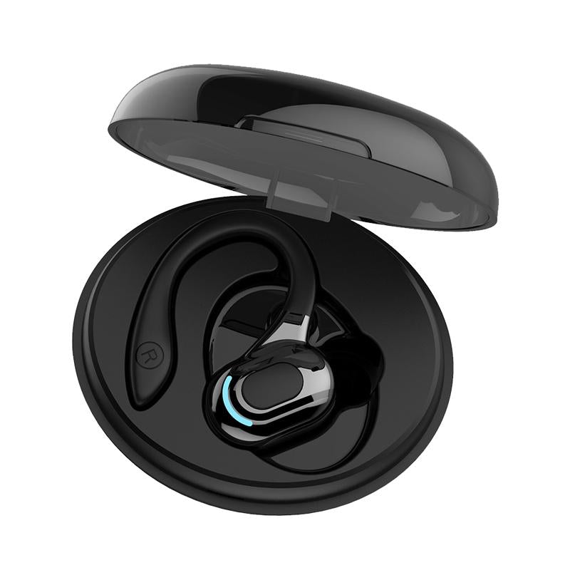 V562-A1055053060DBT-202505261727-00 Wireless Bluetooth Earphones with Charging Case - F8 - Black Single Ear - Image 1