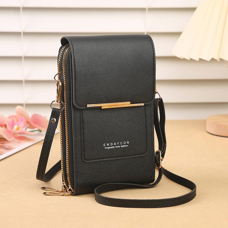 V562-A1057774060DBT-202505191715-00 Multifunctional Touch Screen Crossbody Bag - Black - Image 1