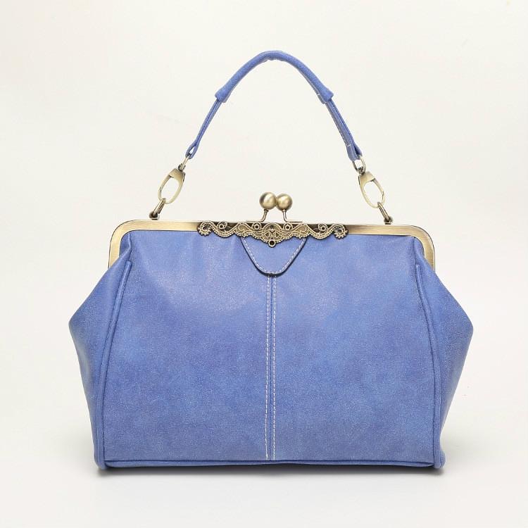 V562-A105938980DBT-202505191440-00 Retro Shoulder Bag For Women Messenger Style - Blue - Image 1