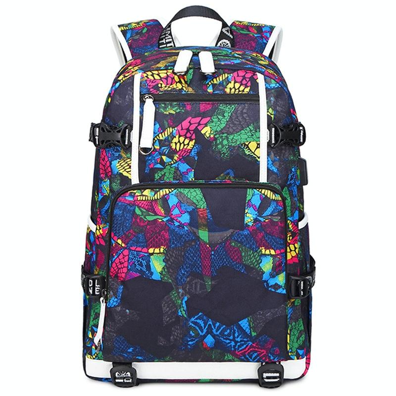V562-A1065065850DBT-202505271310-00 Student Waterproof Printed Backpack - Print Colour - Image 1