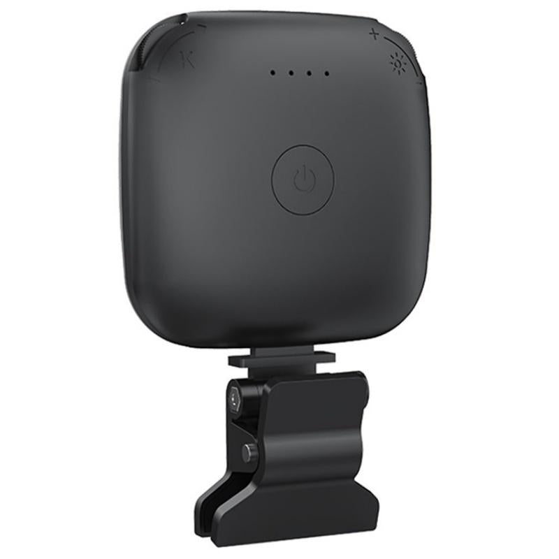 V562-A106666200AYS-202502241545-00 Portable Mini Clip-on Led Fill Light for Video Conferencing and Live Streaming - Black - Image 1