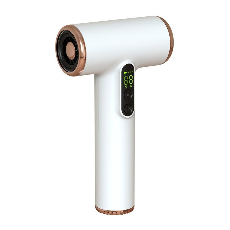 V562-A1068474060DBT-202503191315-00 Rechargeable Hair Dryer 3 Speeds Adjustable White - Image 1