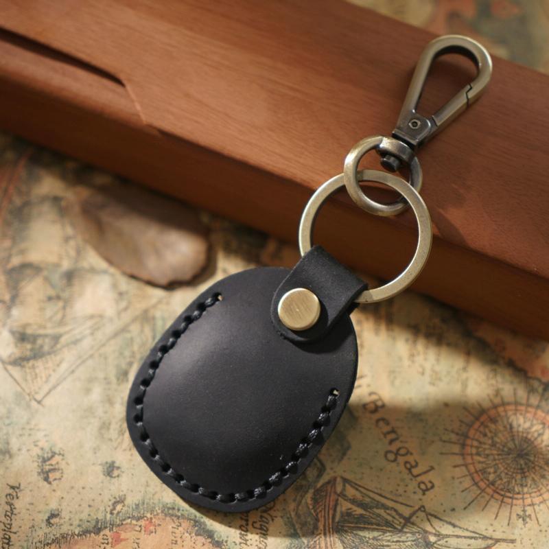 V562-A1069991060DBT-202503280206-00 Vintage Leather Proximity Card Holder Access Control - Black - Image 1