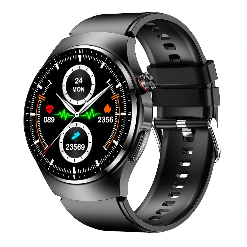 V562-A1072505060DBT-202504252113-00 1.39 Inch Ip67 Waterproof Sports Health Monitoring Smart Bluetooth Calling Watch - Black Silicone - Image 1