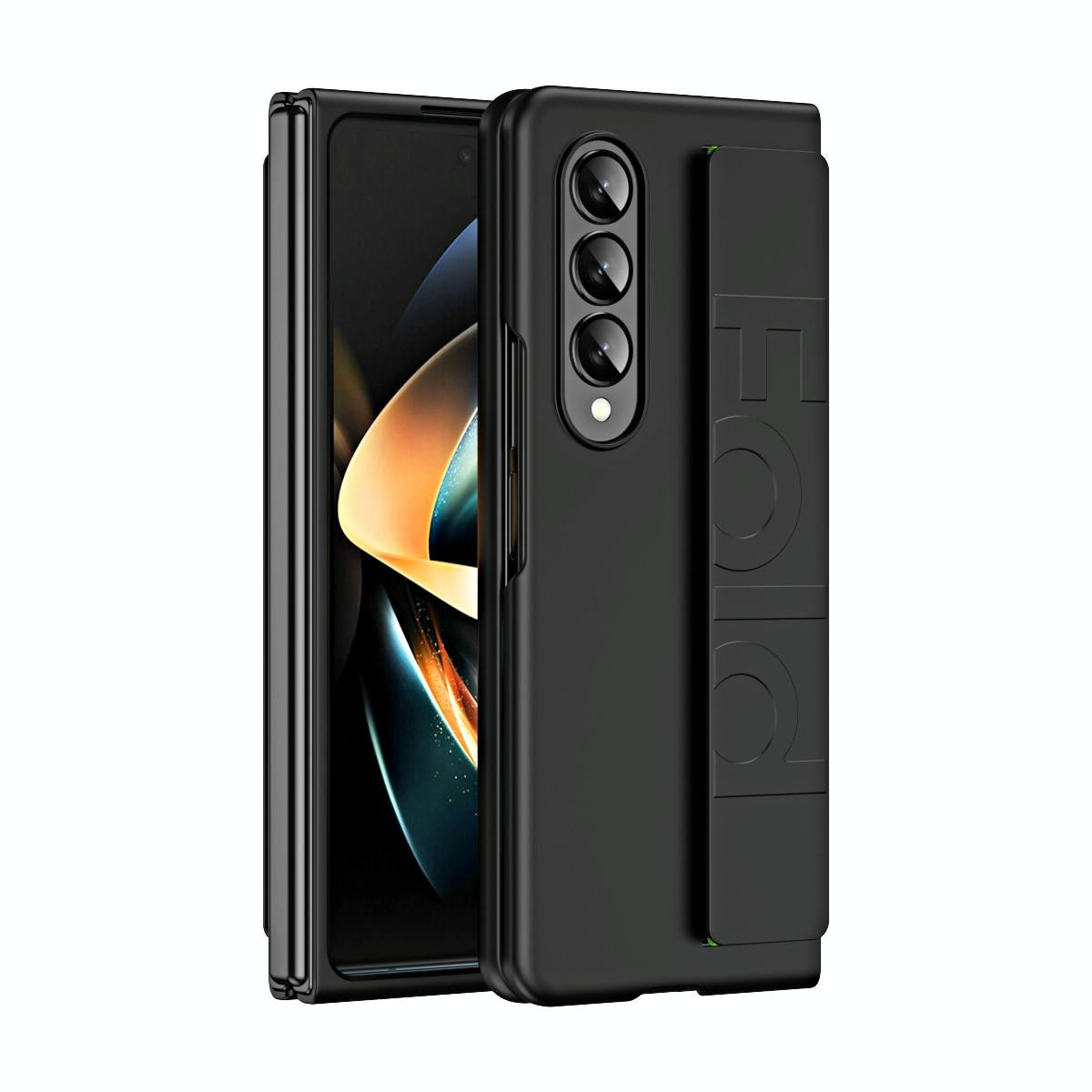 V562-A107330400ADE-202502241325-00 For Samsung Galaxy Z Fold4 5G Shockproof Wristband - Elastic - Black - Image 1