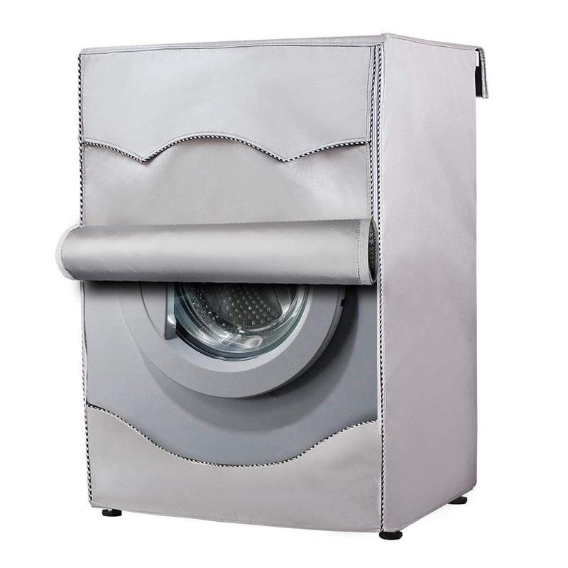 V562-A1076994060DBT-202503031701-00 Waterproof Dustproof Cover for 420d Roller Boiler Washing Machine - 60x53x85cm Size - Silver - 60X53X85Cm - Image 1