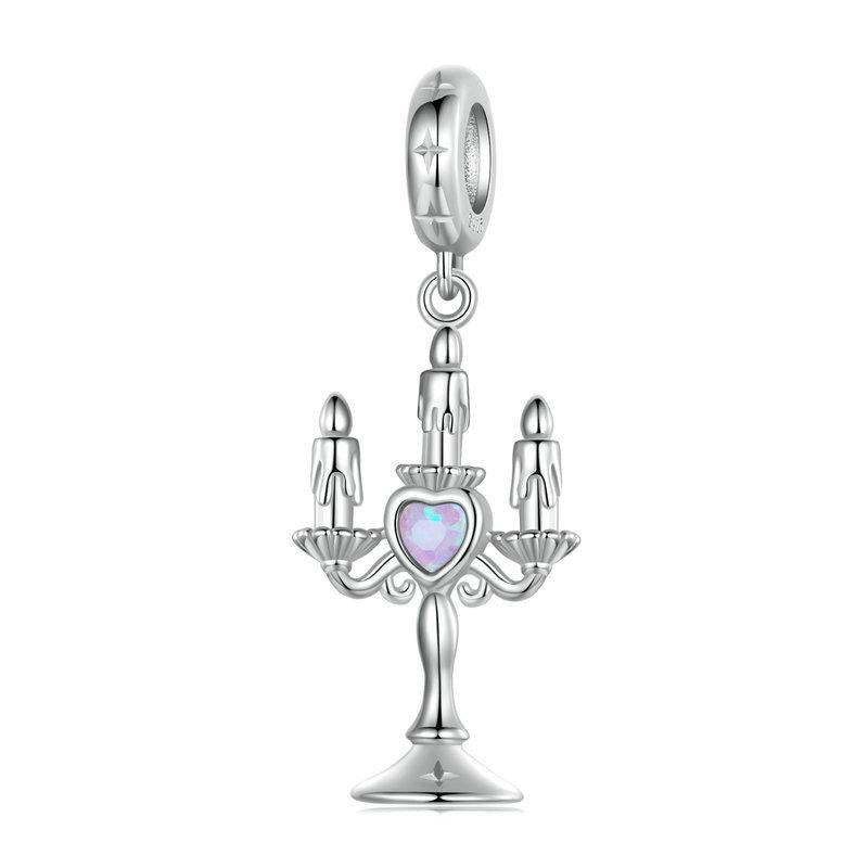 V562-A1078045060DBT-202504111910-00 925 Sterling Silver Retro Pattern Candlestick Pendant In - Image 1