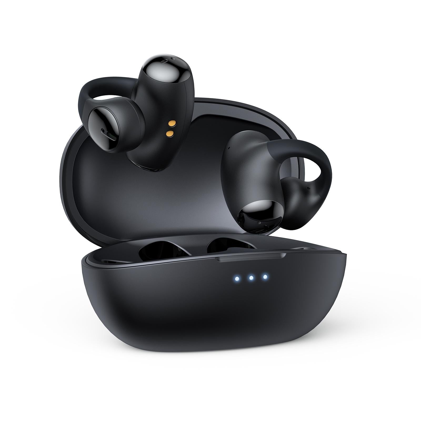 V562-A108128500ADE-202505261752-00 Wireless Bluetooth Earphone - Ear-mounted T306 - Black - Image 1