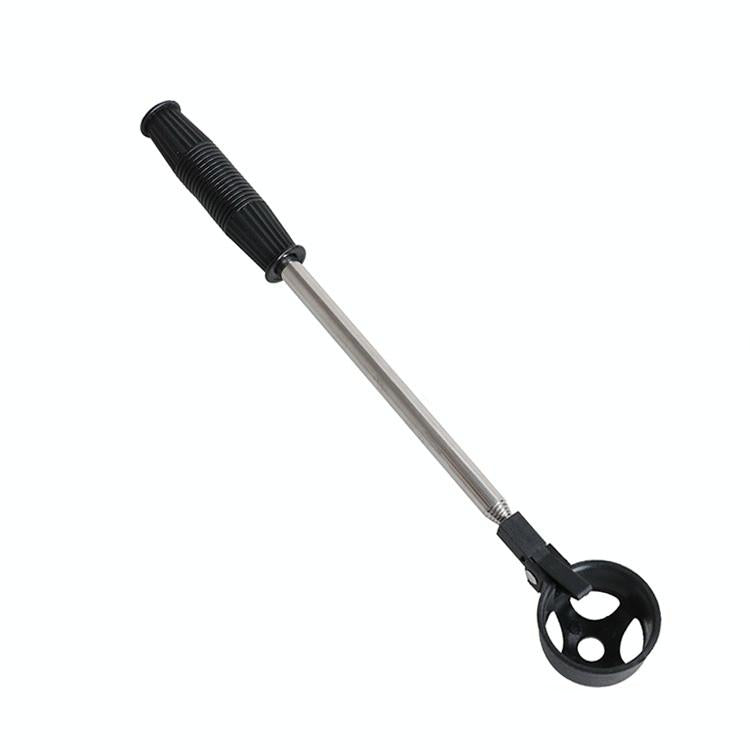 V562-A1081602060DBT-202503041752-00 Foldable Golf Ball Picker with Stainless Steel Rod - 8 Sections - Black - Image 1