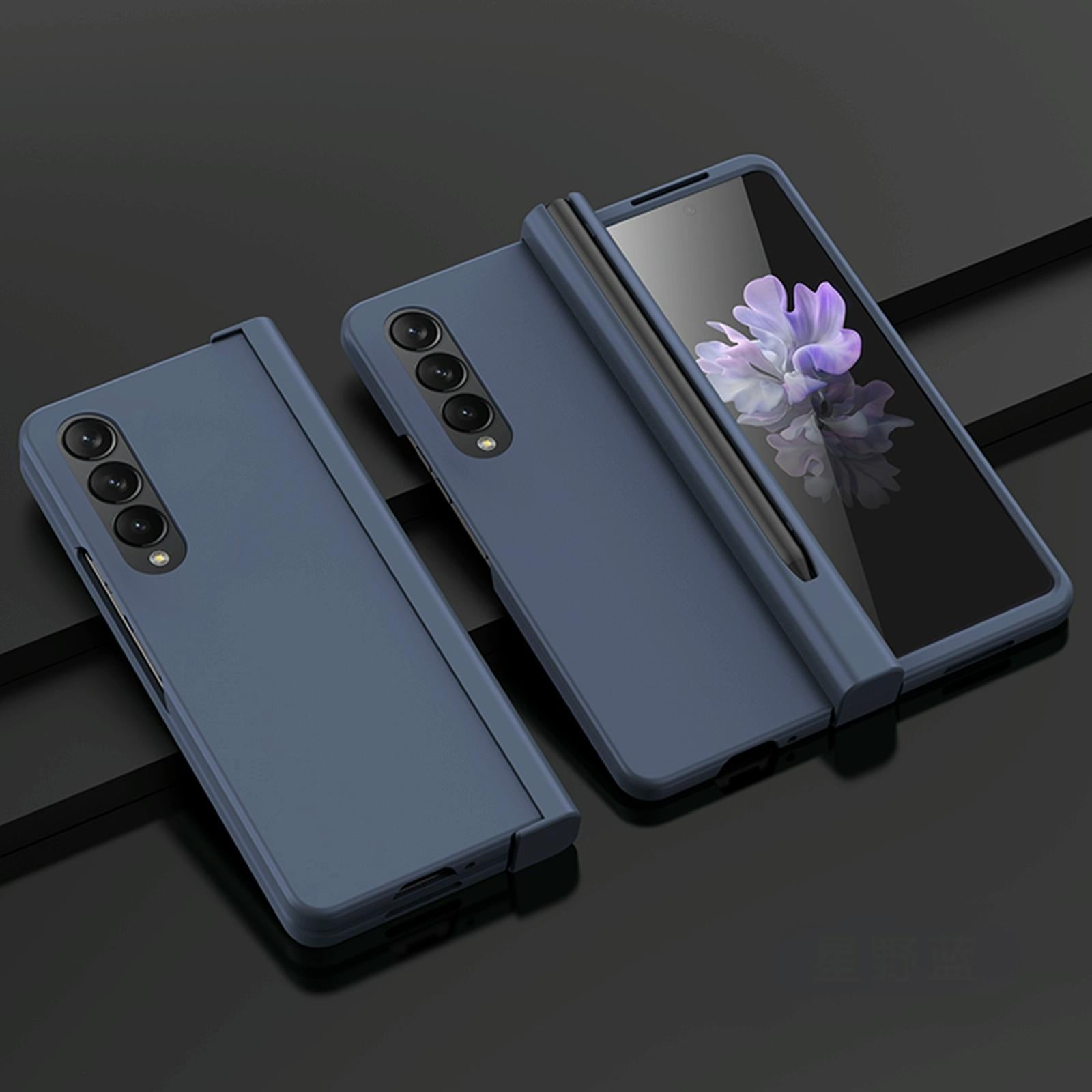 V562-A108392300ADE-202503211405-00 For Samsung Galaxy Z Fold4 5G Integrated Shockproof Case - Blue - Image 1