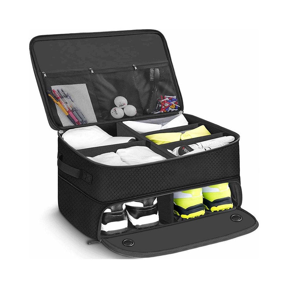 V562-A108607500ADE-202502212125-00 Black Folding Golf Bag with Large Capacity - Image 1