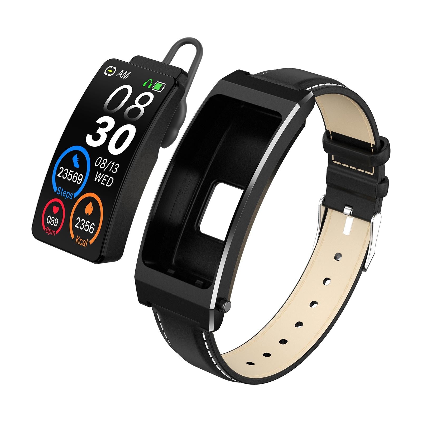 Sleep Oxygen Monitoring Smart Bracelet - Black