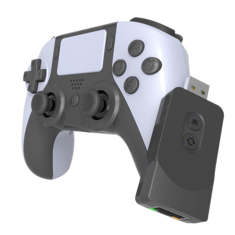 V562-A1090643060DBT-202504181931-00 Wireless Dualsense Gamepad for Ps5 / Ps4 / Pc with Bluetooth and Joysticks - Black And White - Image 1