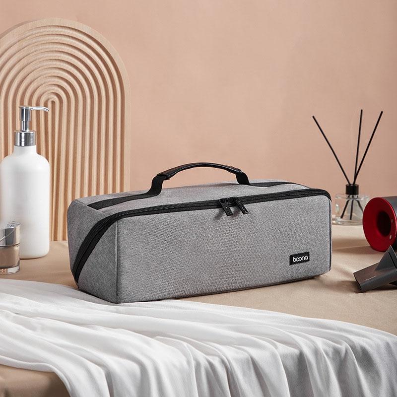 V562-A1090905060DBT-202503191425-00 Waterproof Hair Dryer Storage Bag Large Capacity - Gray - Image 1