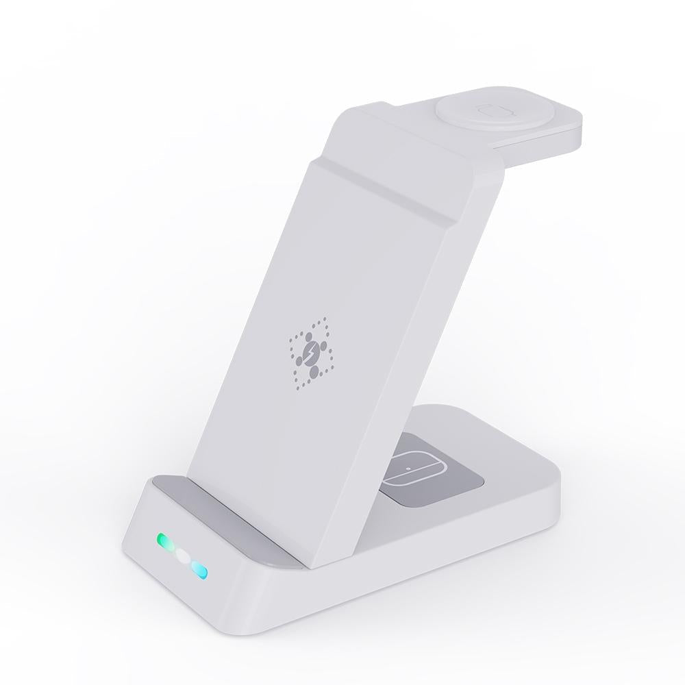 15W 3 In 1 Wireless Charger For Samsung Watch And Galaxy Buds - White