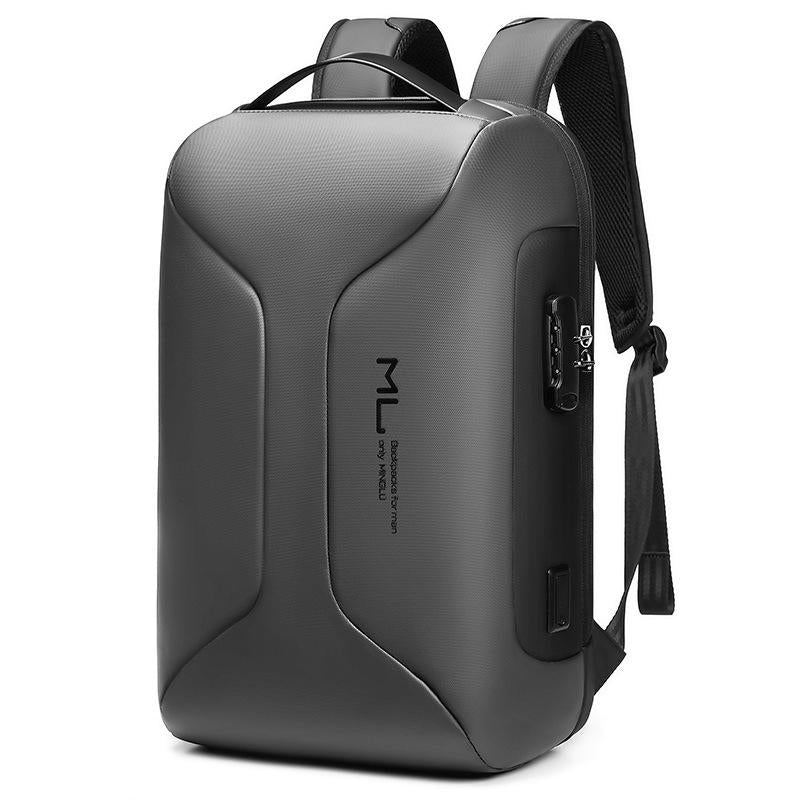 V562-A1094973060DBT-202502282305-00 Large Capacity Waterproof Laptop Backpack with Usb Port for Business Travel - Light Grey - Image 1