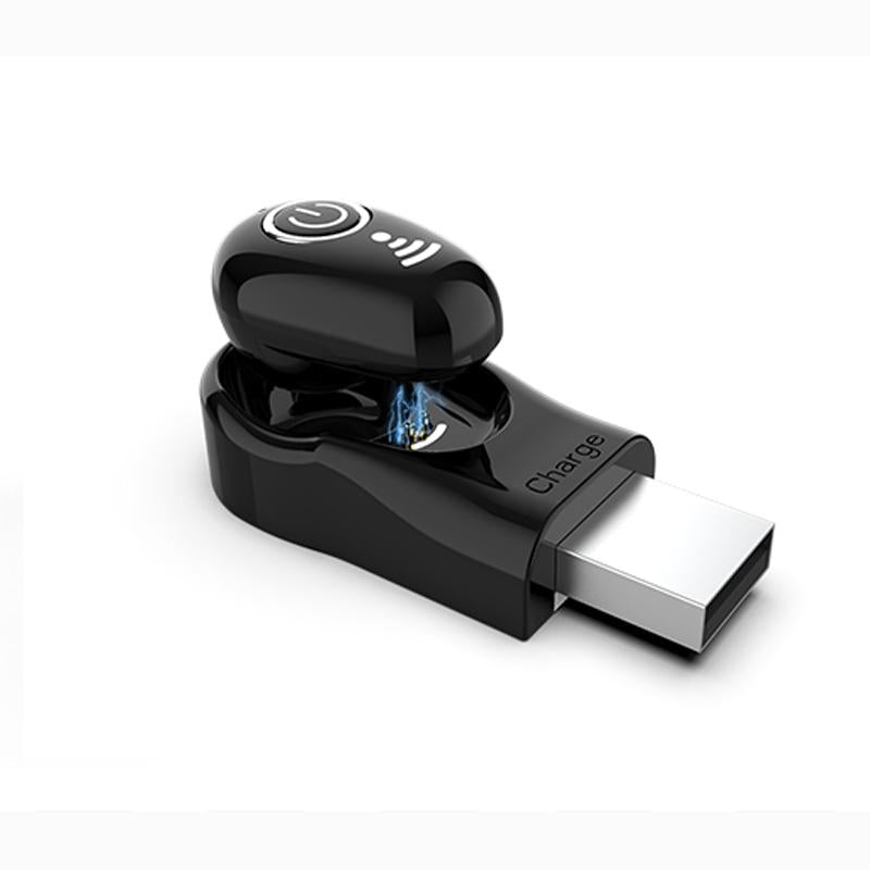V562-A10978300AYS-202505261727-00 Mini Bluetooth Earphone with Mic - S650 Gen 2 - Black - Image 1