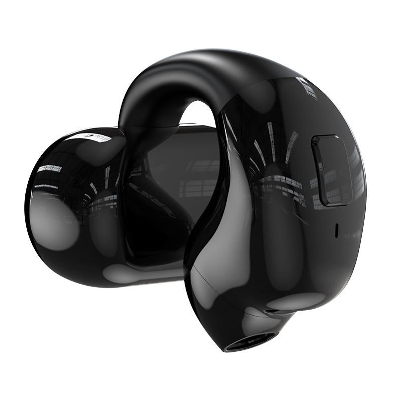 V562-A1099914060DBT-202505211931-00 Wireless Clip-on Bluetooth Earphone for Sports and Gaming - Black - Image 1