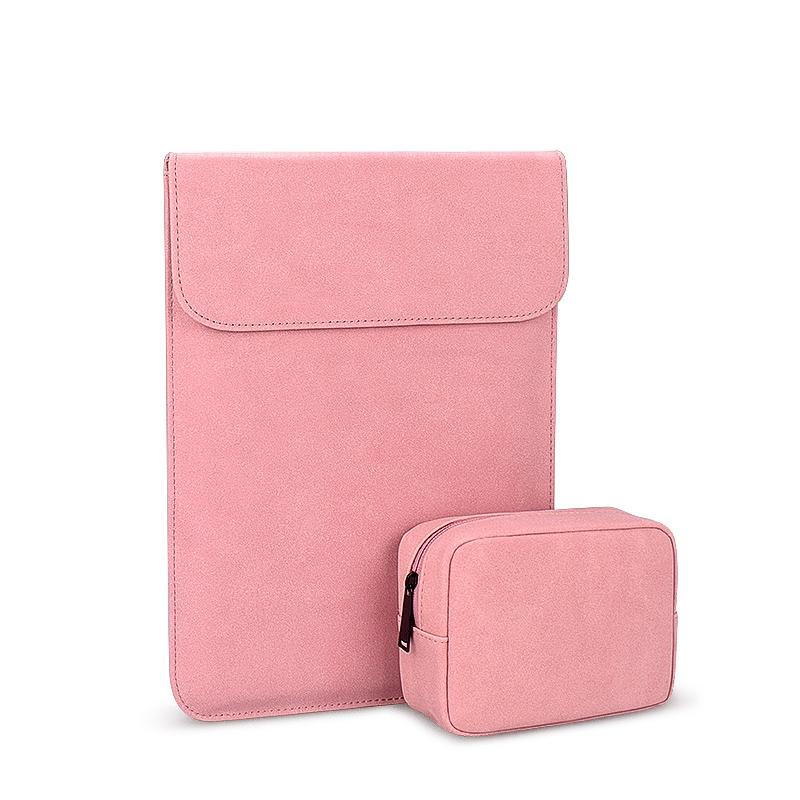 V562-A202767100ADE-202504251553-00 13.3 Inch Ultra-thin Notebook Liner Bag with Small Bag - Perfect for On-the-go - Pink - Image 1