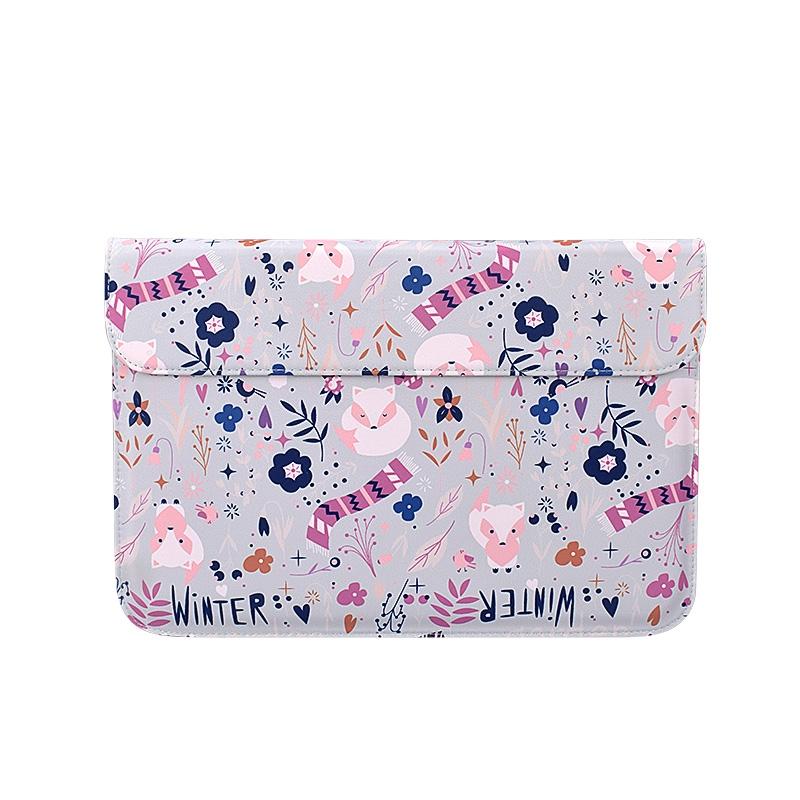 V562-A3599BL-202502282116-00 13.3 Inch Cat Laptop Sleeve Bag In Pu & Nylon - Lb9953A - Image 1