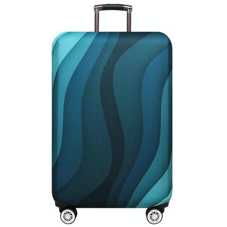 V562-A4036659040DBT-202502281721-00 29-32 Inch Travel Suitcase Dust Covers - Elastic & Abrasion-resistant - Green Ripple - Image 1