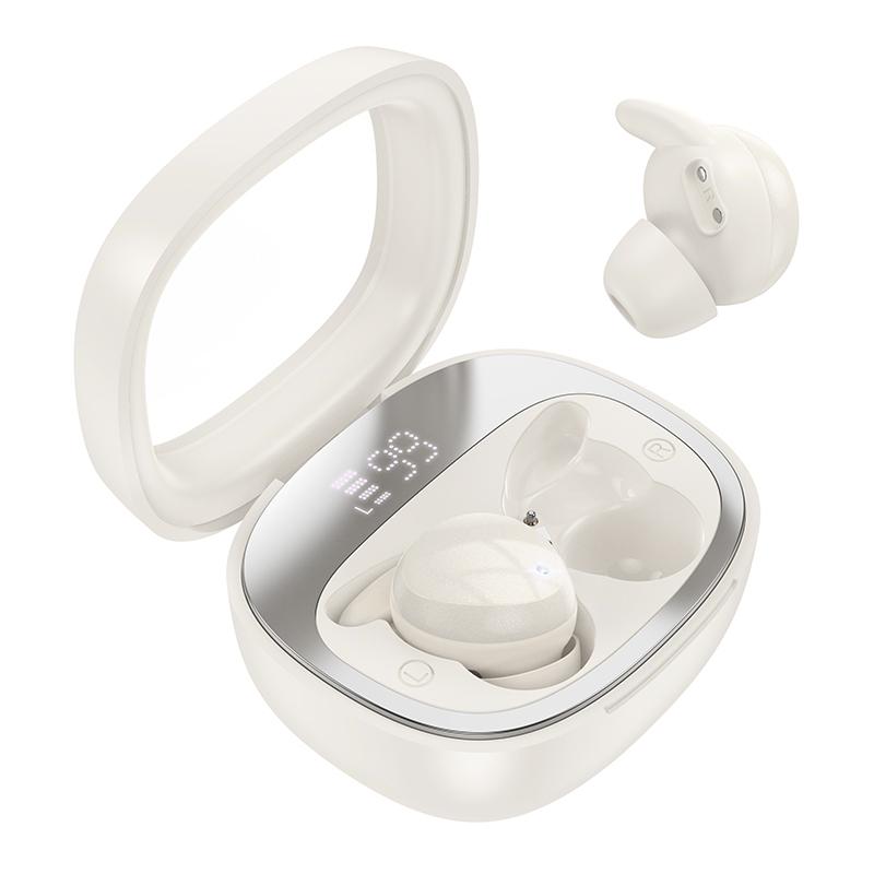 V562-B100145600ADE-202505261837-00 Wireless Sleep Earbuds by Hoco - True Bluetooth - Beige - Image 1