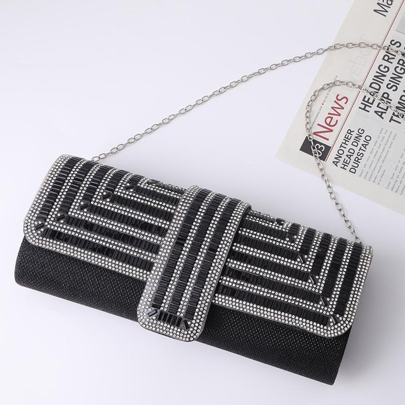 V562-B1002842060DBT-202505191632-00 Black Shoulder Bag For Ladies Elegant Hand Messenger - Black - Image 1