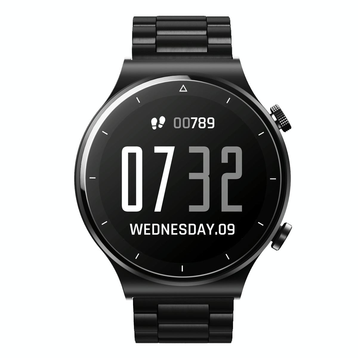 Ip67 1.28 Inch Touch Smart Watch Black - Black