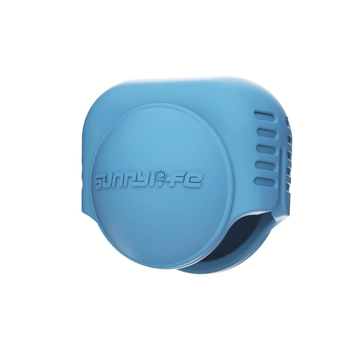 V562-B100485600ADE-222214-00 Silicone Shockproof Case and Lens Cover for Insta360 X4 by Sunnylife - Blue - Lens Cover - Image 1