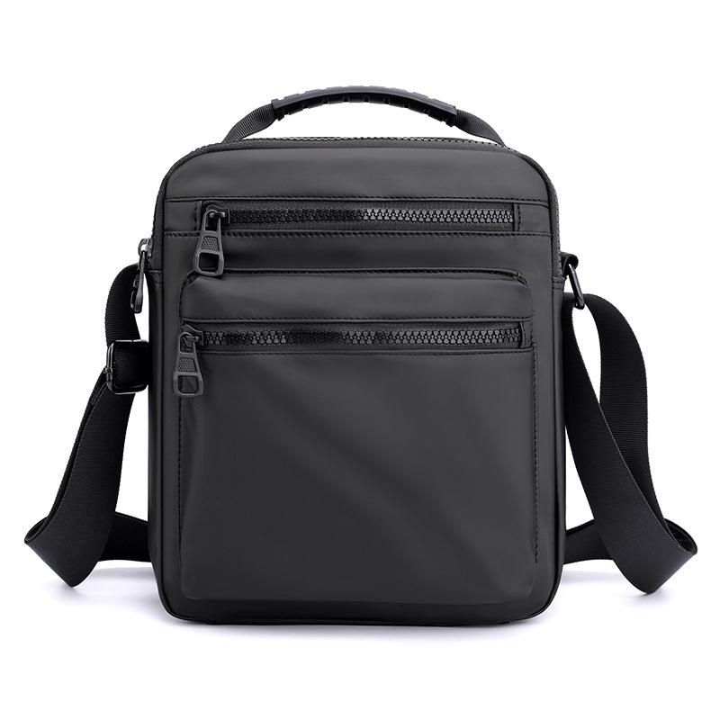 V562-B1006812750DBT-202503032020-00 Men Oxford Cloth Crossbody Chest Bag Sporty And Versatile - Black - Image 1