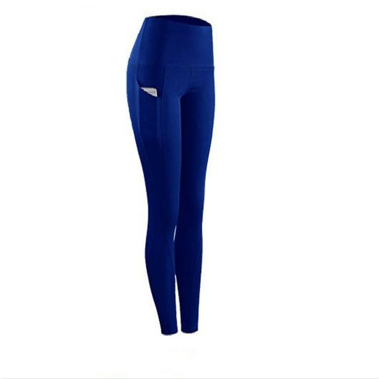 V562-B1006975140DBT-202503262007-00 High Waist Slim Sports Leggings Women Tight Sportswear Size S - Blue - Image 1