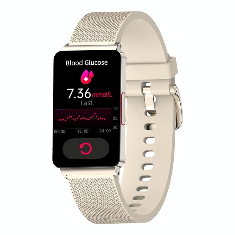 V562-B100871200AYS-202504252140-00 Smart Health Monitoring Watch With Colour Screen - Gold - Image 1