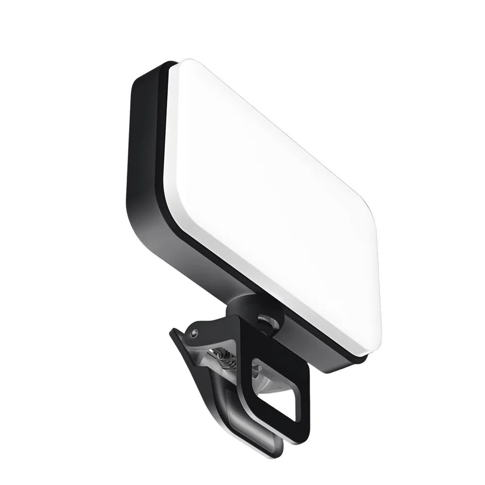 V562-B1009674060DBT-202502241720-00 Rechargeable Clip-on Selfie Light with 66 Leds - 3 Modes for Phone Laptop Tablet - Black - Black - Image 1