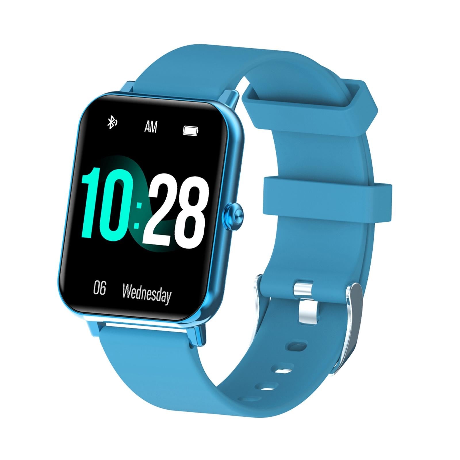 V562-B101208100ADE-202504252021-00 1.69 Inch Tft Screen Ip67 Waterproof Smart Watch Support Body Temperature Monitoring / Sleep Monitoring / Heart Rate Monitoring / Incoming Call Reminder - Blue - Image 1
