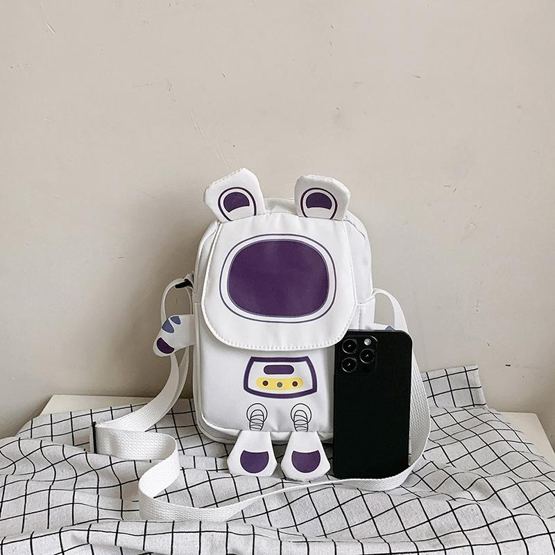 V562-B1013124060DBT-202505191601-00 Lightweight Cartoon Crossbody Bag For Students - Purple - Image 1