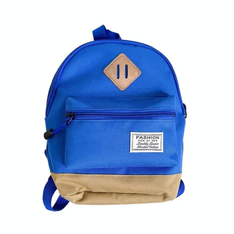 Kindergarten Kids' Simple Shoulder Bag - Minimalist Design - Blue