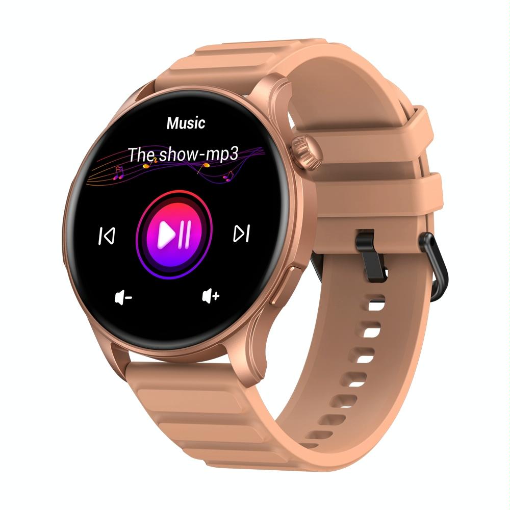 V562-B101853600ADE-202504251920-00 1.43 Inch Bt5.2 Fitness Smart Watch With Health Monitor - Gold - Image 1