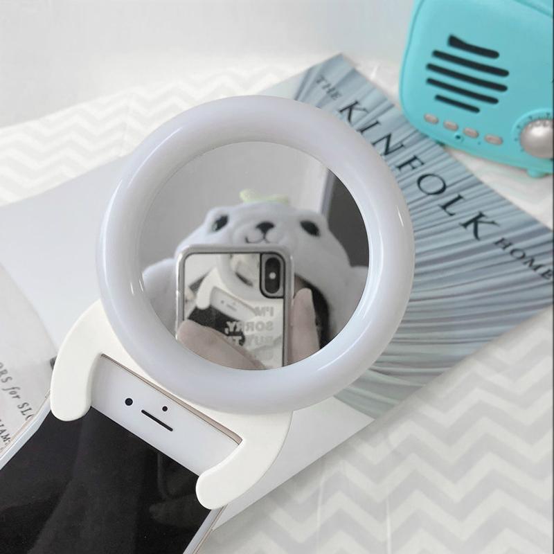 V562-B10226500AYS-202502241515-00 Portable Handheld Live Light for Mobile Self-timer - White - Image 1