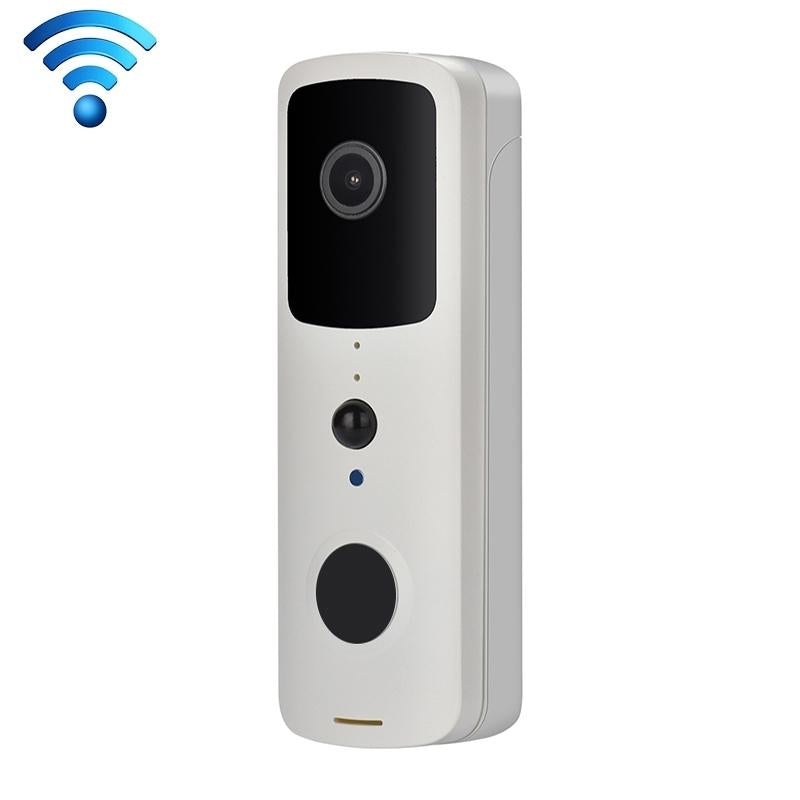 V562-B102316500ADE-202502241740-00 Wireless Smart Doorbell With Two-Way Intercom & Night Vision - Battery Powered - White - Image 1