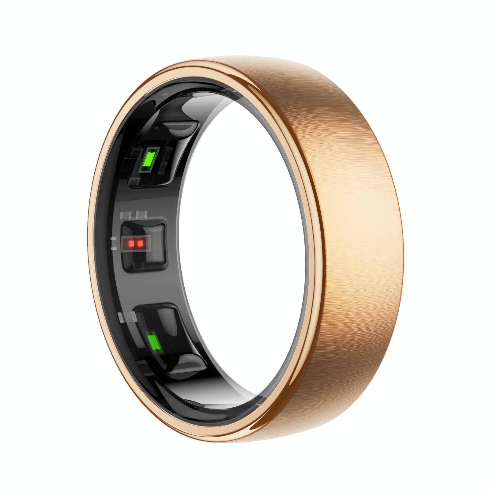V562-B102397200AYS-202504281912-00 Smart Ring Heart Rate Blood Oxygen Sleep Sports Size 9 - Gold - Image 1