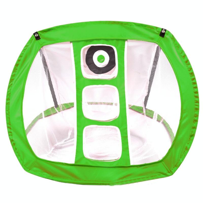 V562-B1032461060DBT-202502220240-00 Foldable Square Golf Net for Indoor Practice - Green - Image 1