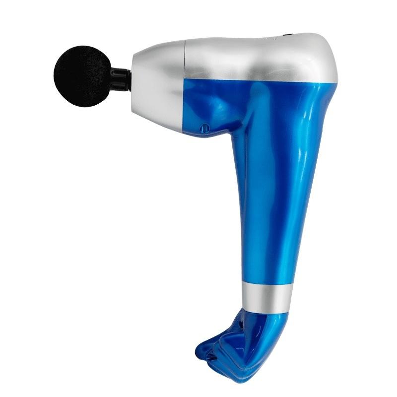 V562-B1033871060DBT-220942-00 Arm Shape Usb Massage Gun For Muscle Relaxation - Blue - Image 1