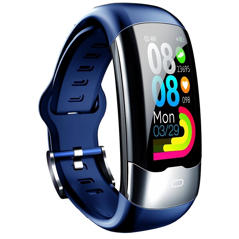 V562-B103452600ADE-202504252145-00 Smart Bracelet With Heart Rate And Blood Glucose Monitoring - Tft Hd - Blue - Image 1