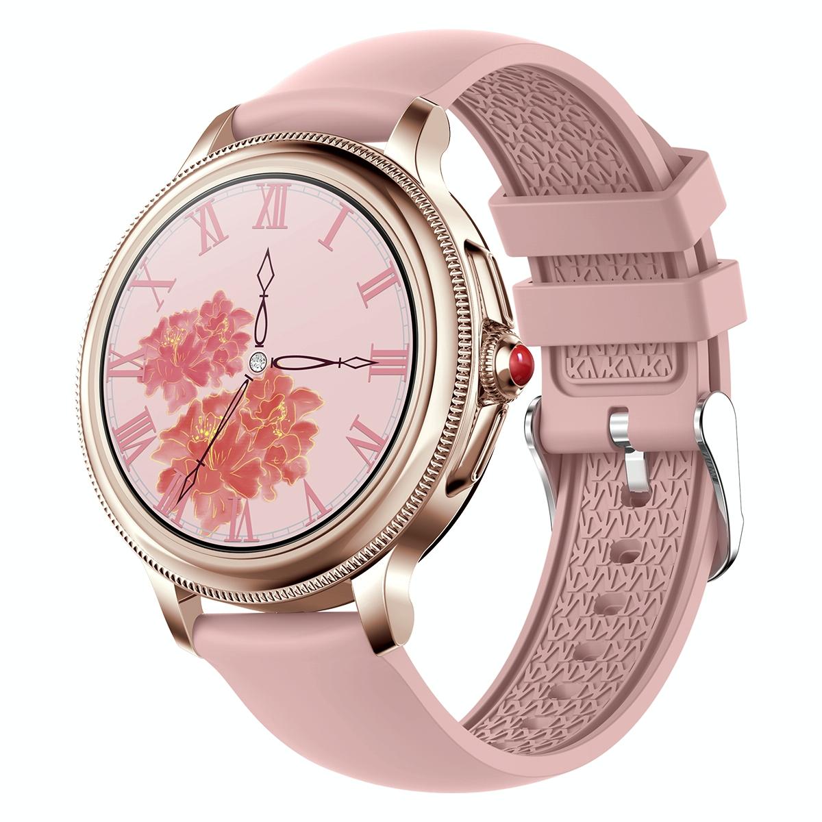 V562-B103822400ADE-202504252141-00 Smart Wristband With Waterproof Heart Rate And Blood Pressure Monitoring - Pink - Image 1
