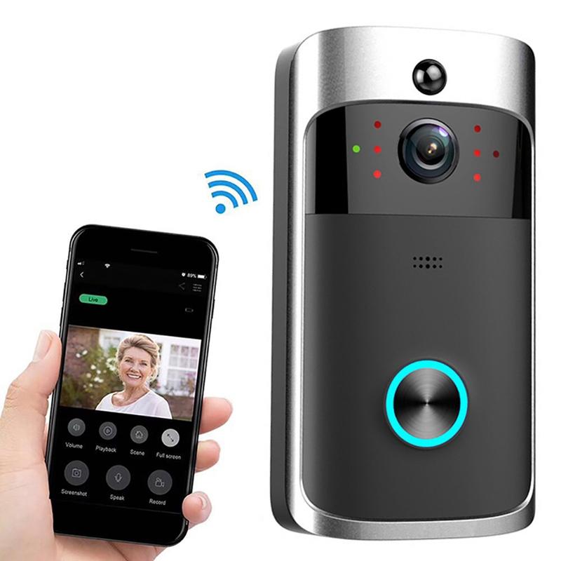 V562-B1040DW-202504021911-00 Smart Wifi Video Doorbell With Night Vision - Remote Monitoring - Image 1